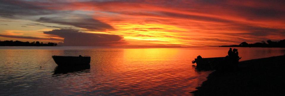 Sunset over Mornington Island